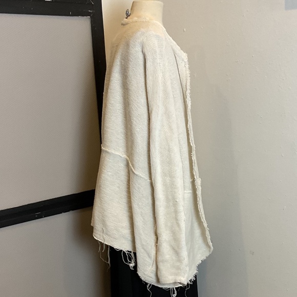 True Craft Sz Small Cotton Cardigan - Cream - Picture 2 of 3
